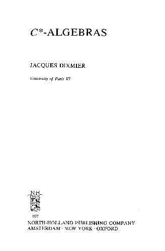 خرید و دانلود نسخه کامل کتاب C*-Algebras