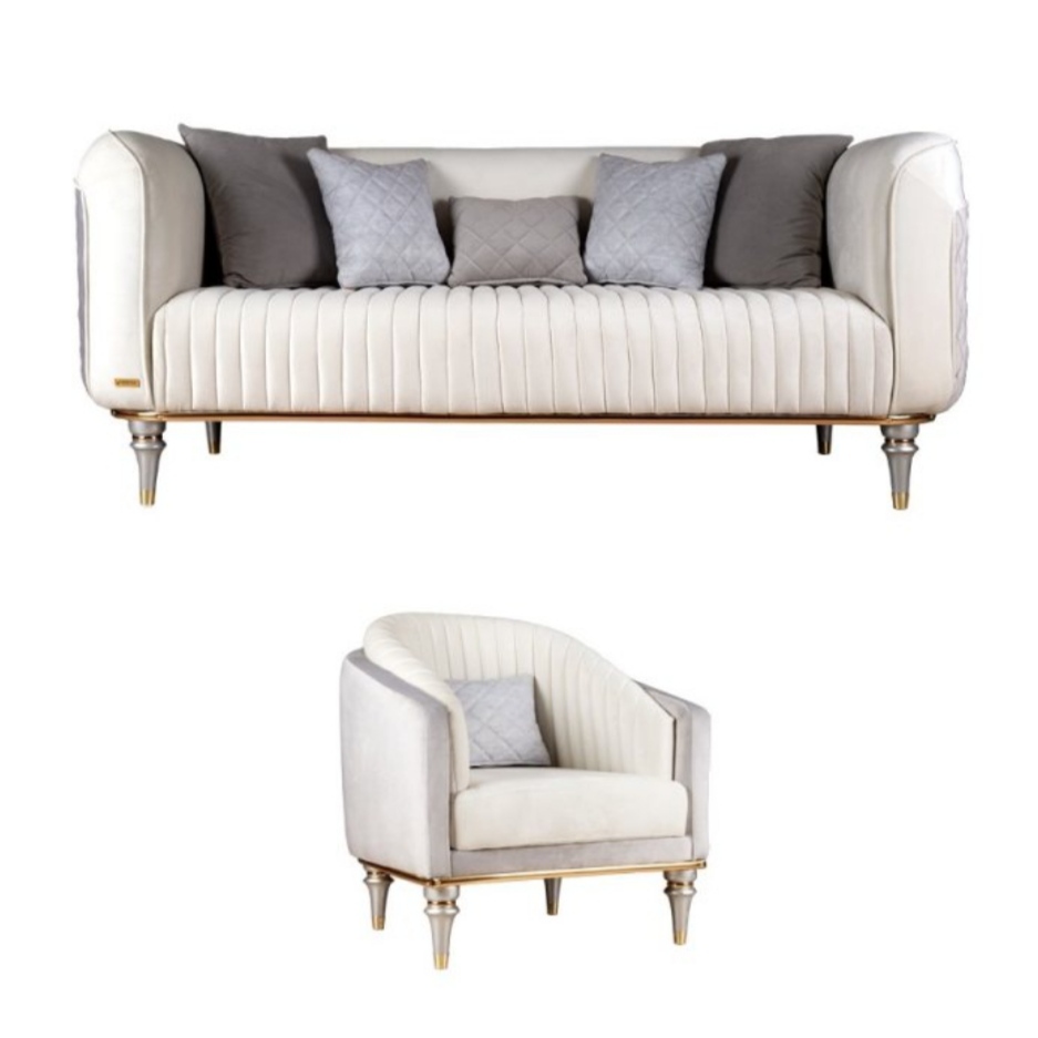 مبل چهار نفره ایران استیل مدل روبرتو کد 02