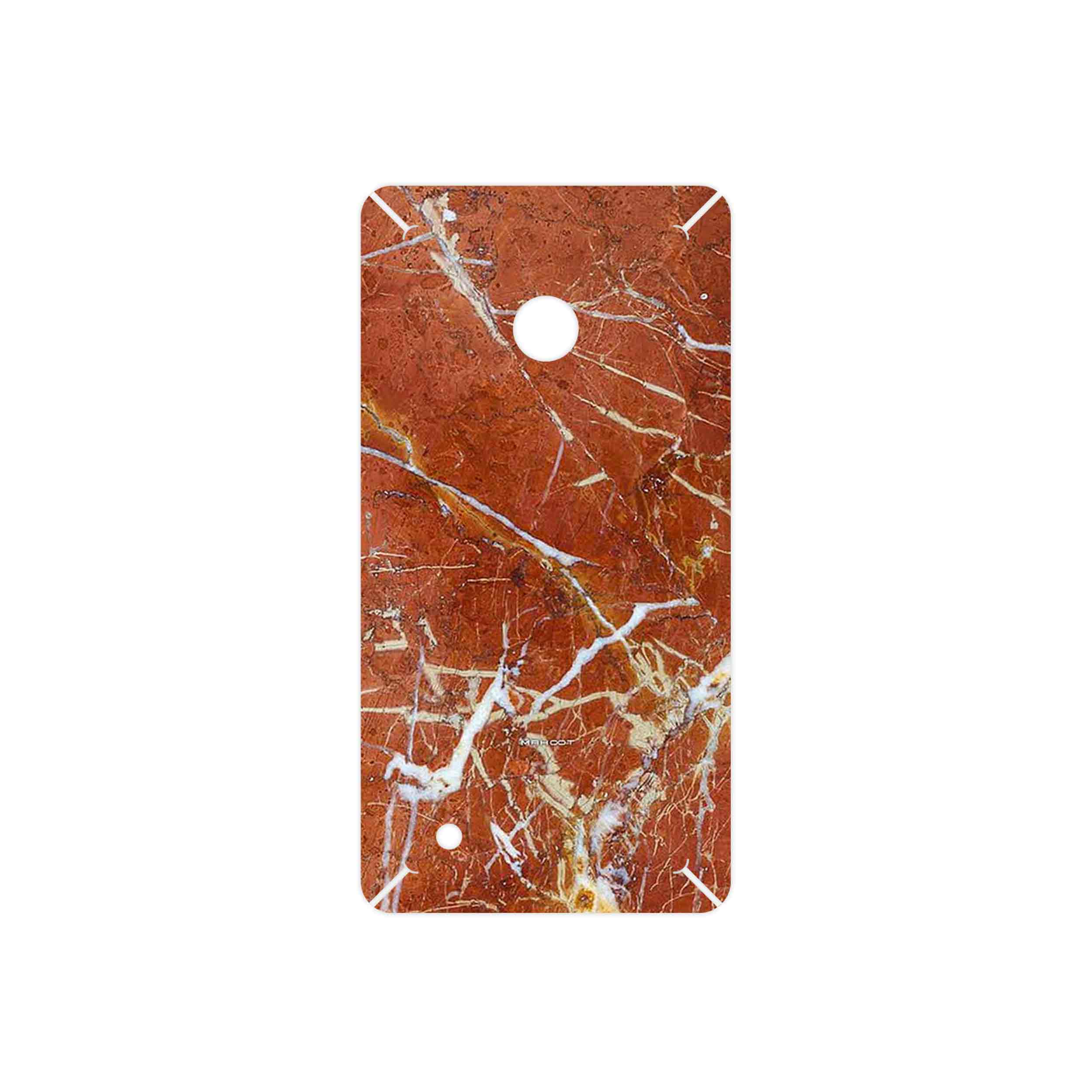 برچسب پوششی ماهوت مدل Red Marble مناسب برای گوشی موبایل نوکیا Lumia 530