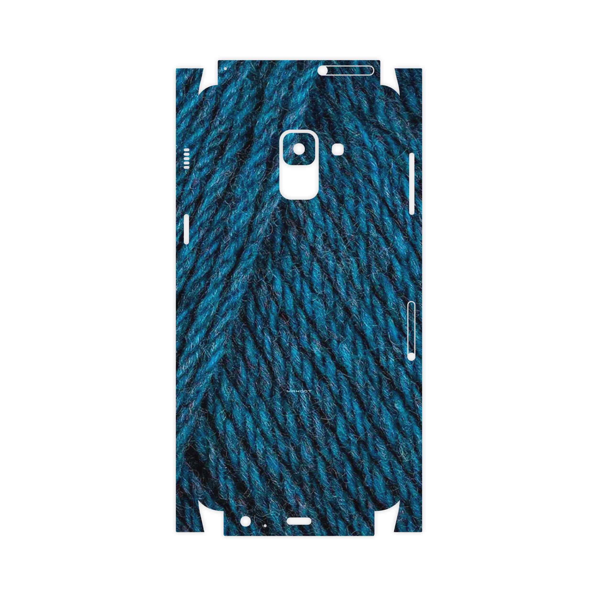 برچسب پوششی ماهوت مدل Fabric Texture 1-FullSkin مناسب برای گوشی موبایل سامسونگ Galaxy A8 2018