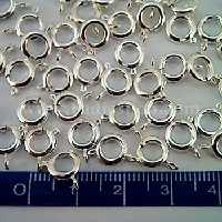 قفل گرد نقره ای