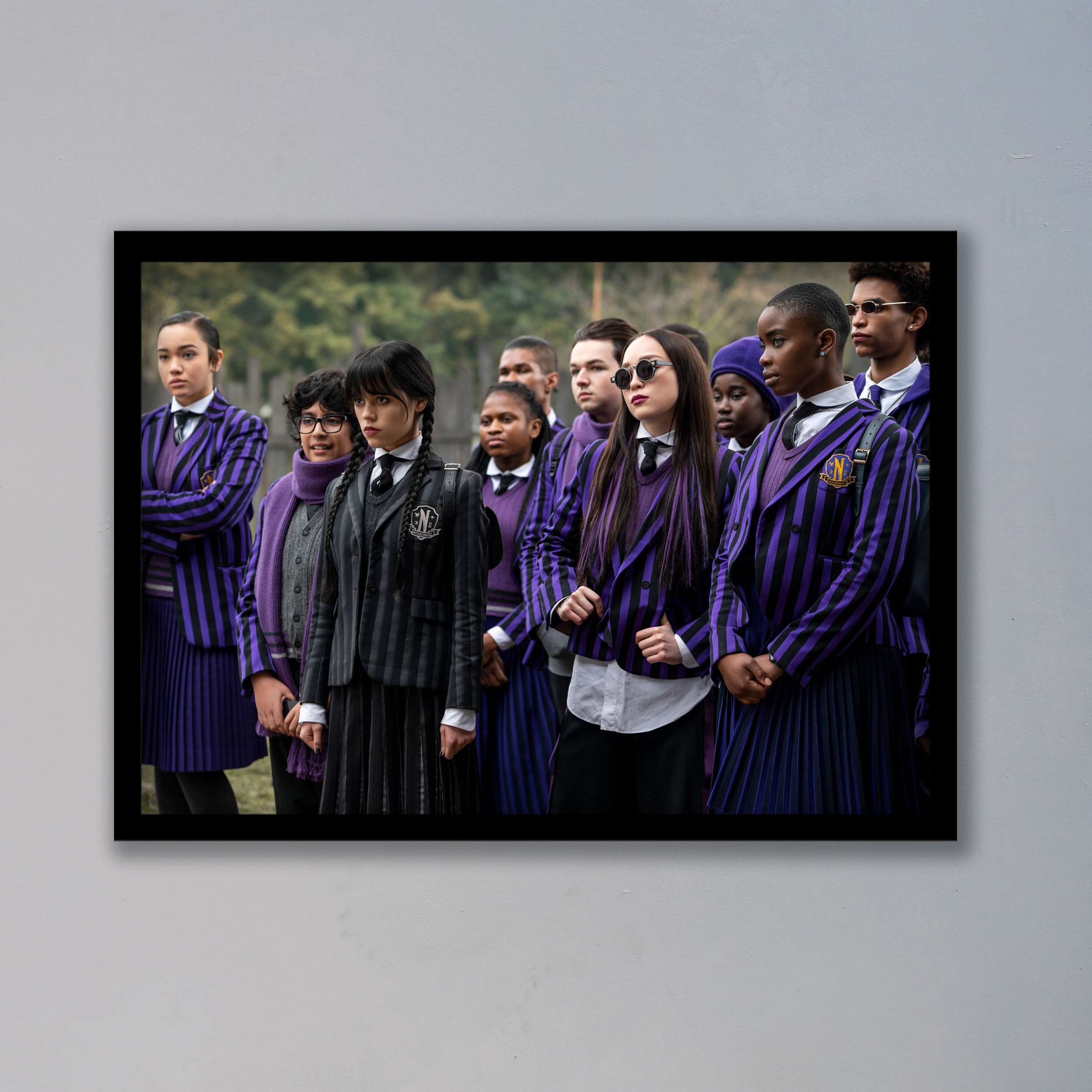 تابلو مدل ونزدی آدامز Wednesday Addams کد LAG1055