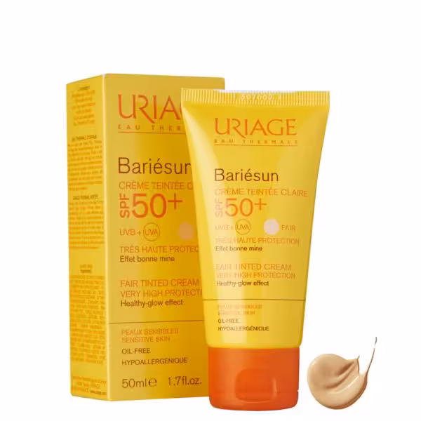 کرم ضد آفتاب رنگی اوریاژ سری Bariesun مدل Light حجم 50 میلی لیتر
