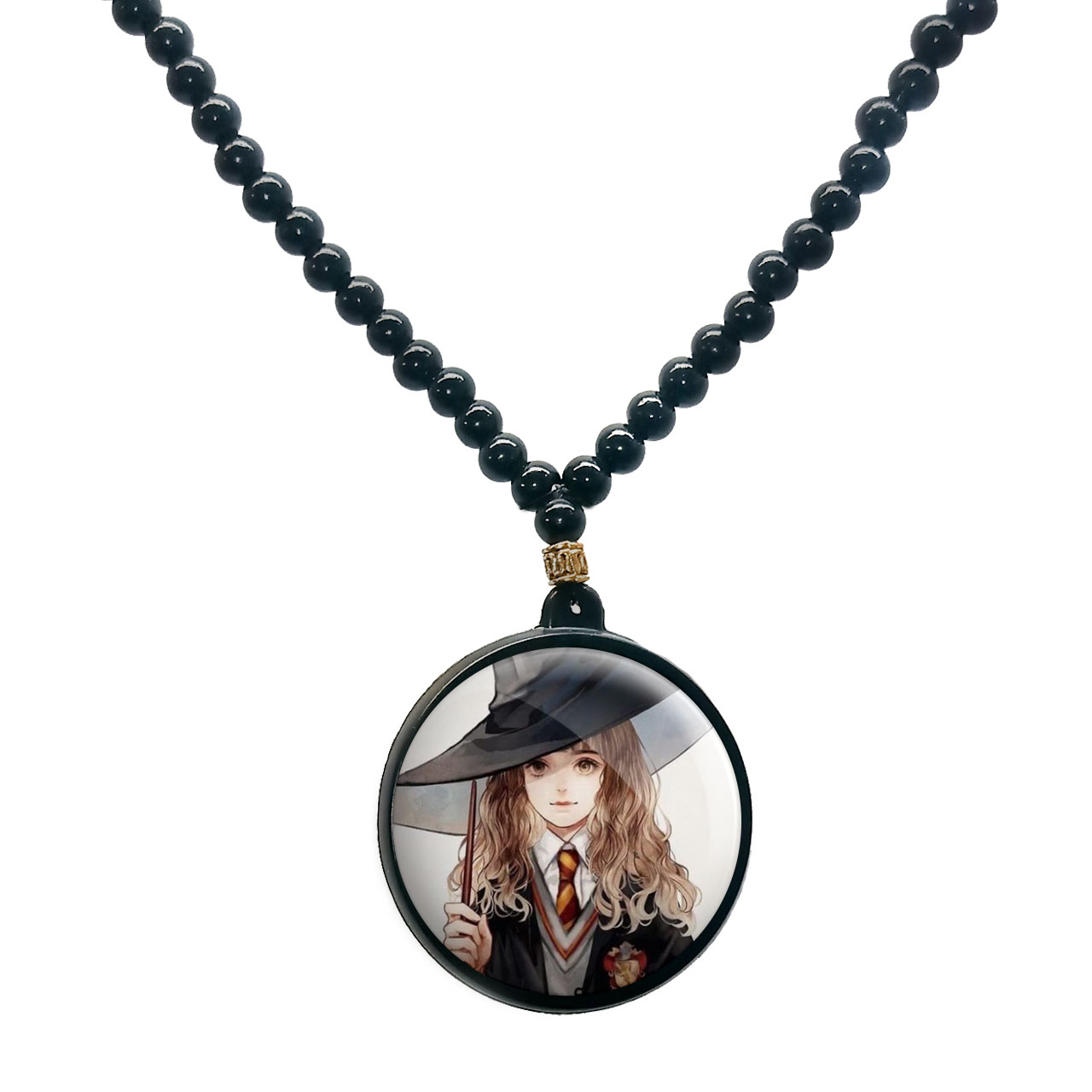 گردنبند پرمانه طرح Harry Potter کد pmd.23999 مدل دو طرفه