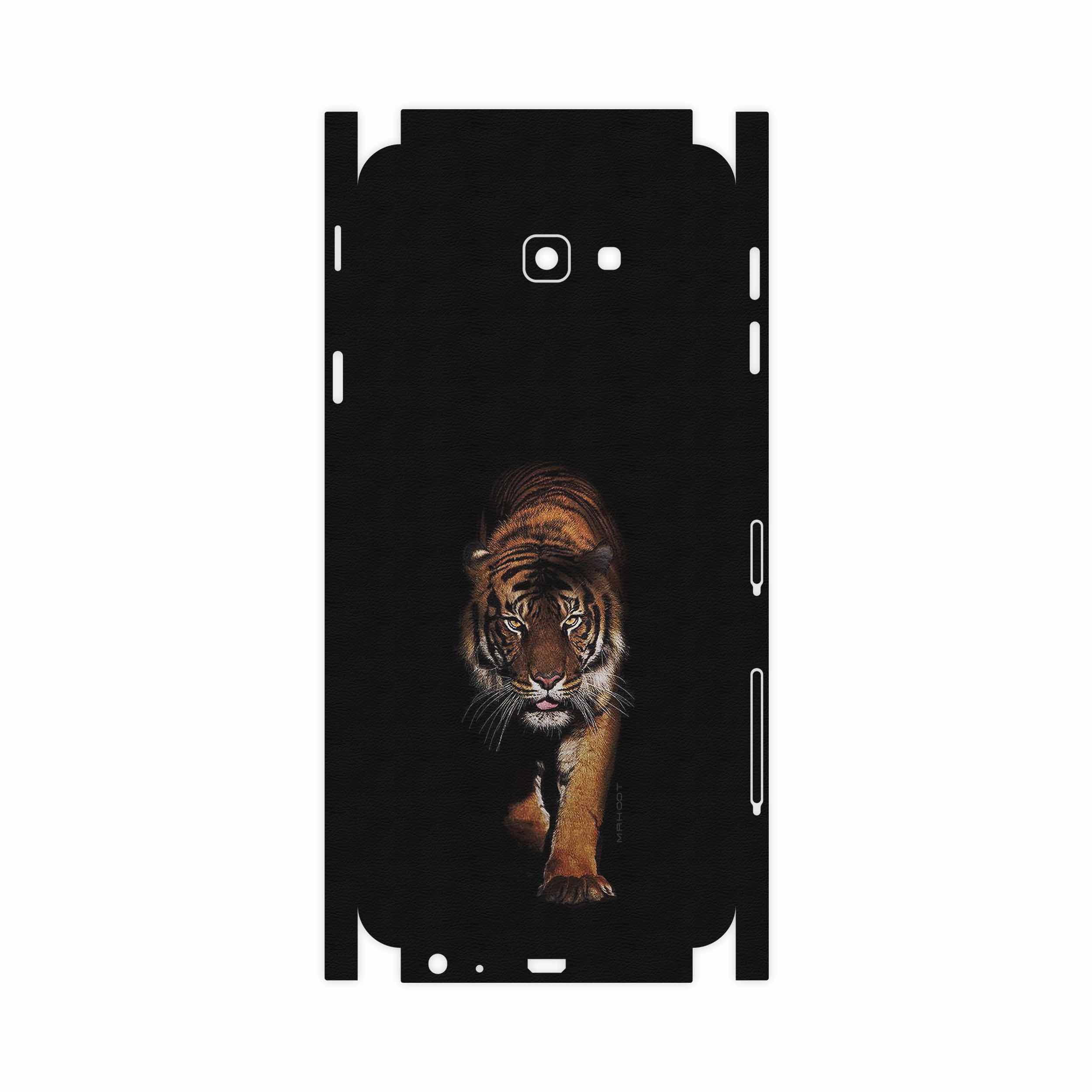 برچسب پوششی ماهوت مدل Wild Tiger-FullSkin مناسب برای گوشی موبایل سامسونگ Galaxy J4 Plus
