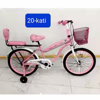 دوچرخه  kati  مشکی سایز 20 ترک دار  