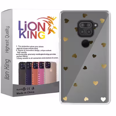 کاور لاین کینگ مدل پرقلبB مناسب برای گوشی موبایل شیایومی Redmi note 9