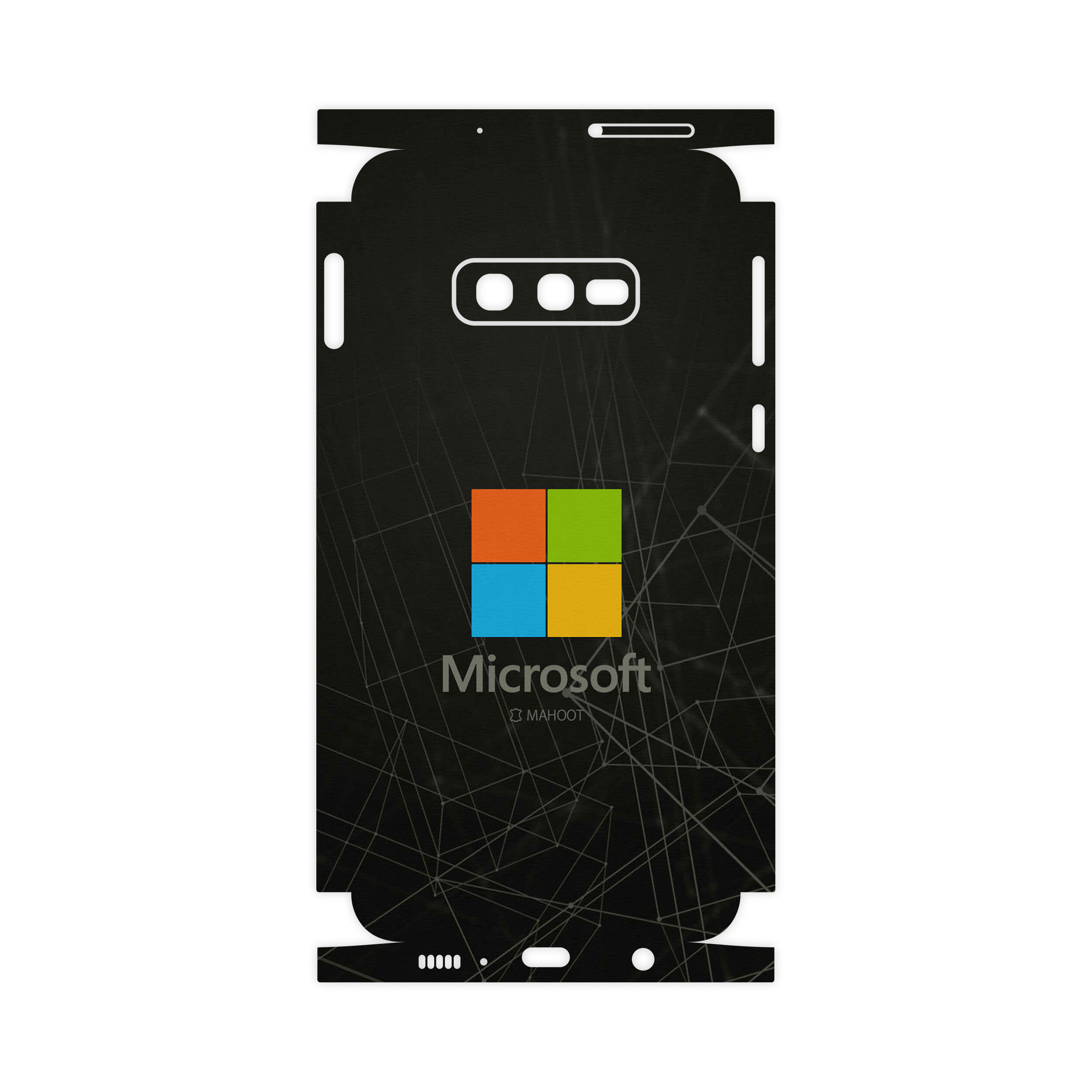 برچسب پوششی ماهوت مدل Mcrsft-FullSkin مناسب برای گوشی موبایل سامسونگ Galaxy S10e