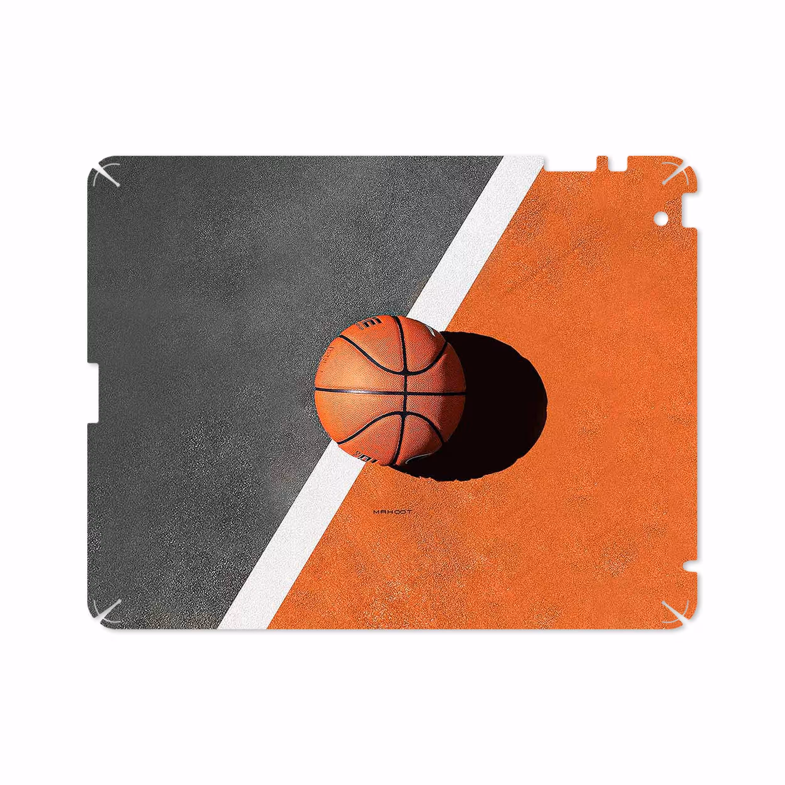 برچسب پوششی ماهوت مدل Basketball مناسب برای تبلت اپل iPad 2 2011 A1396