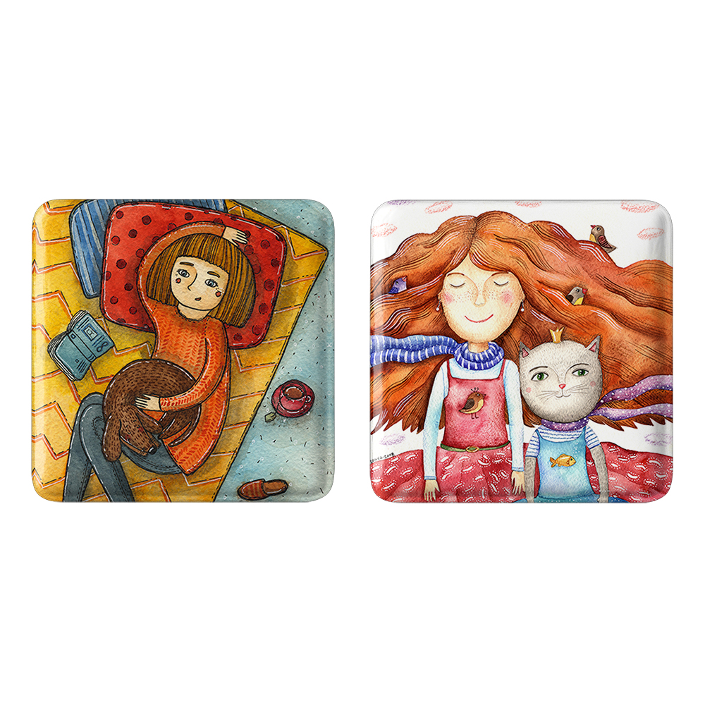 پیکسل خندالو مدل دخترونه کد 55335537 مجموعه 2 عددی