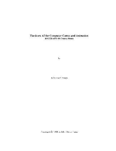 خرید و دانلود نسخه کامل کتاب Artificial Intelligence - Hardcore AI for Computer Games and Animation
