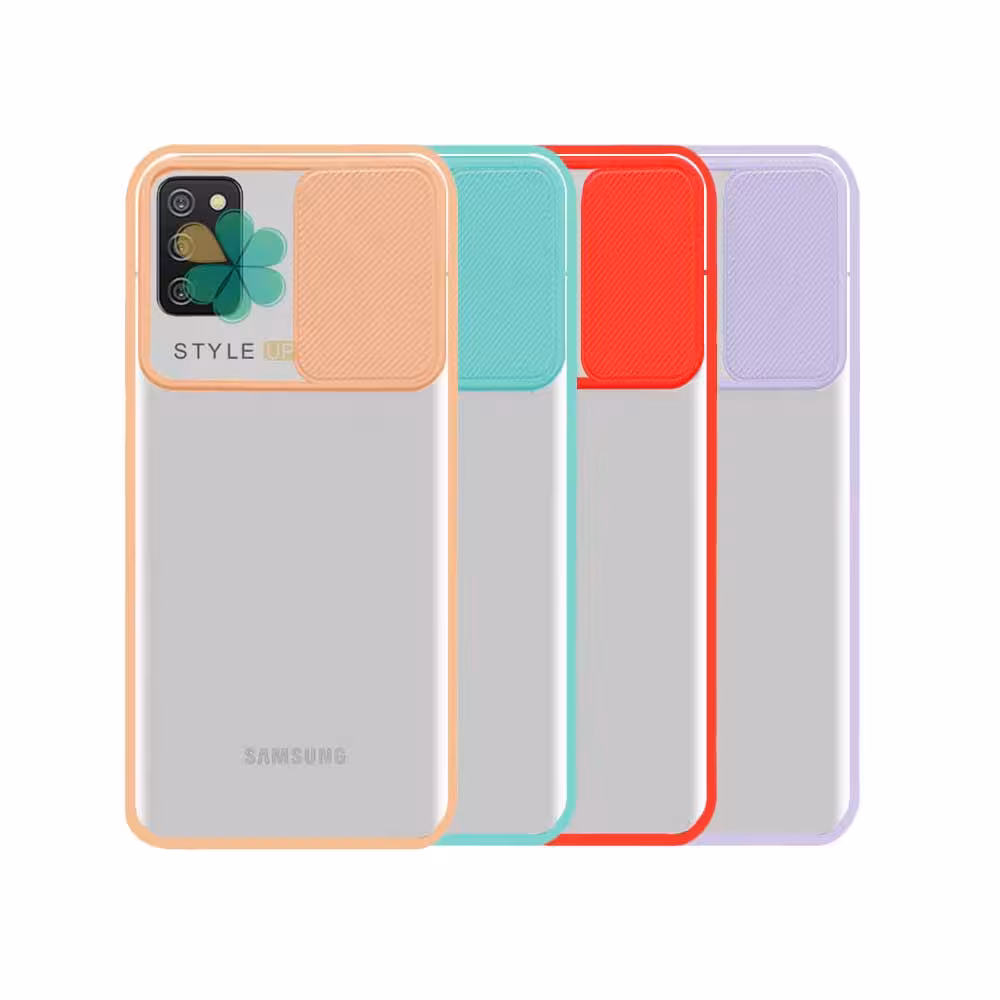 قاب گوشی سامسونگ Samsung Galaxy F02s مدل پشت مات کم شیلد رنگی