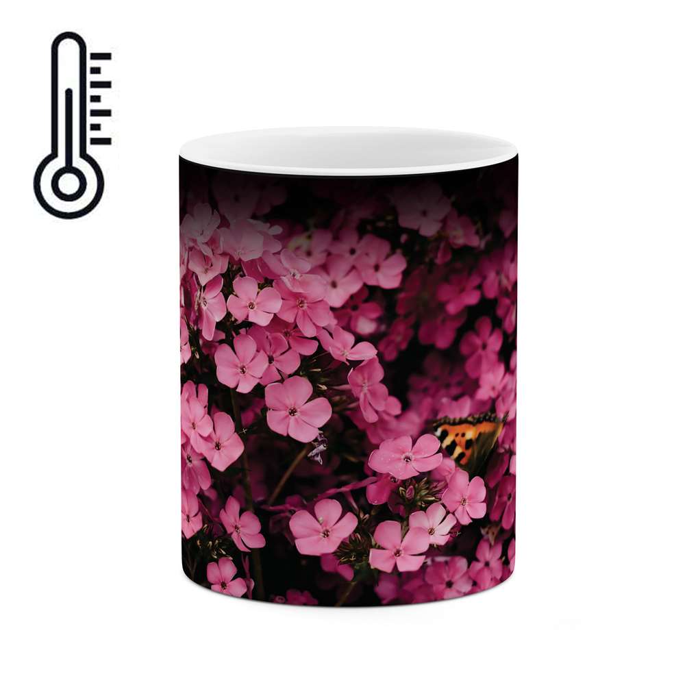 ماگ حرارتی طرح گل مدل mgph01267