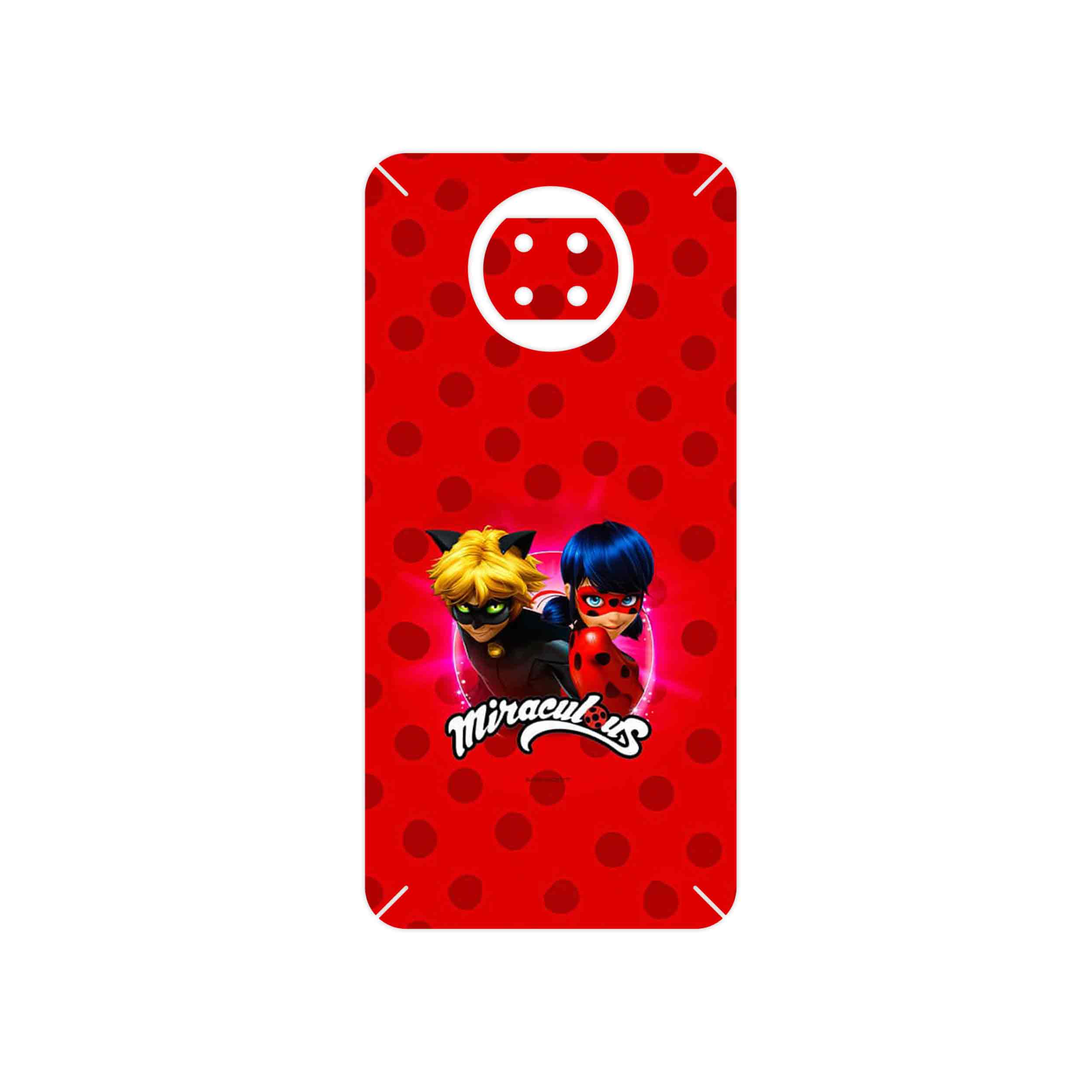 برچسب پوششی ماهوت مدل Ladybug and Cat Noir مناسب برای گوشی موبایل شیائومی Redmi Note 9T