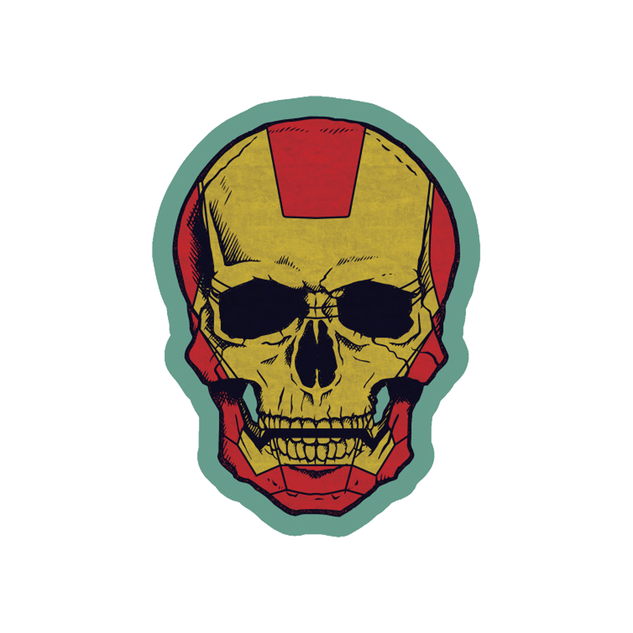 استیکر تزئینی موبایل مدل اسکلت کد 999