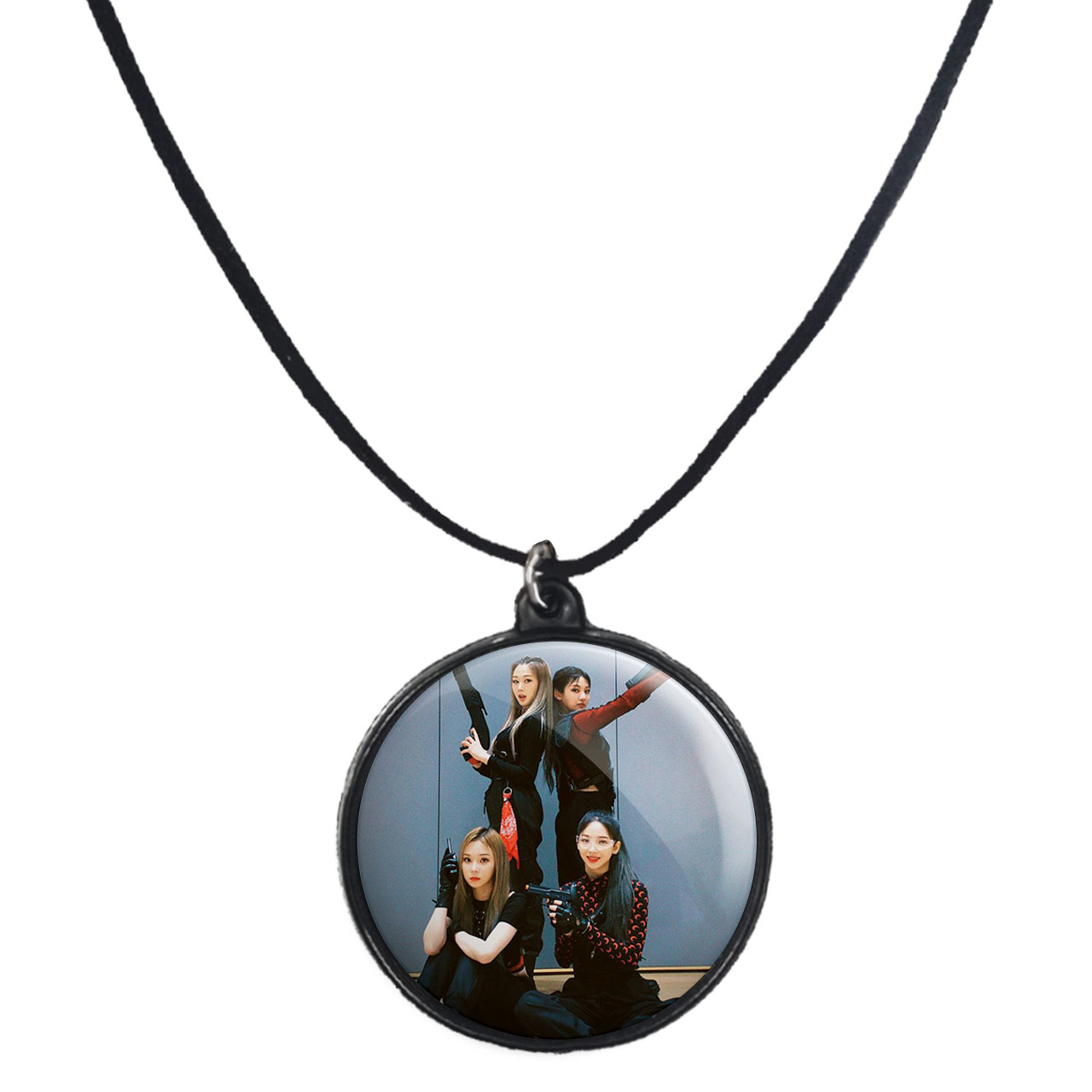 گردنبند پرمانه طرح aespa کد pmb.18675 مدل دو طرفه