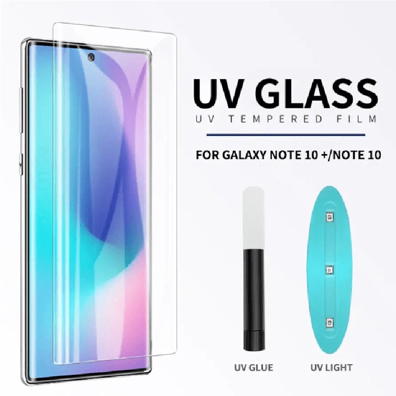 گلس UV مناسب برای گوشی سامسونگ Samsung note 10 plus
