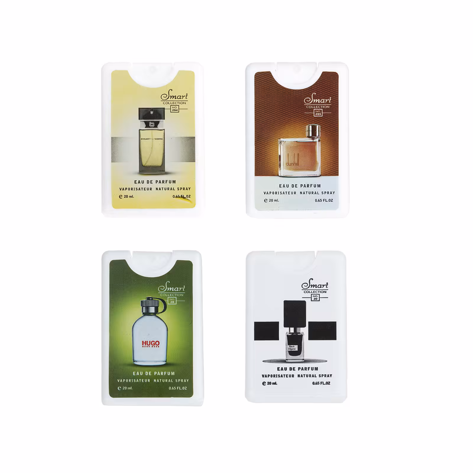 عطر جیبی مردانه اسمارت کالکشن مدل SMT813 حجم 20 میلی لیتر مجموعه 4 عددی