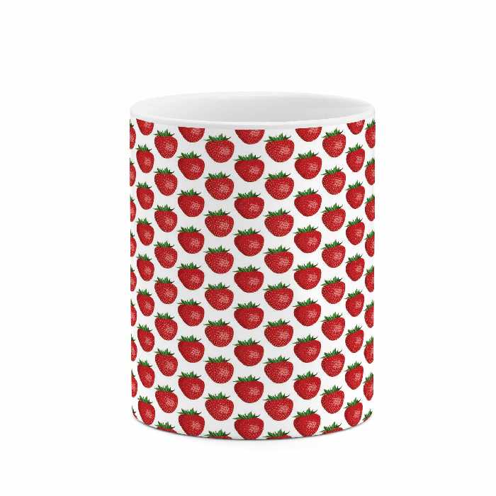 ماگ طرح توت فرنگی مدل mu00884