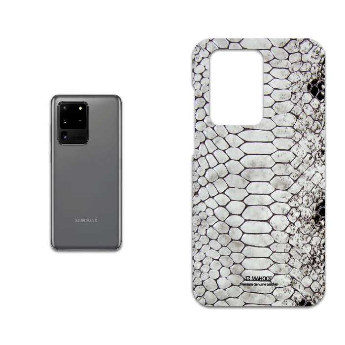 برچسب پوششی ماهوت مدل Cobra-Belly-Leather مناسب برای گوشی موبایل سامسونگ Galaxy S20 Ultra