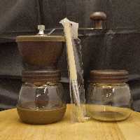 آسیاب قهوه شیشه ای