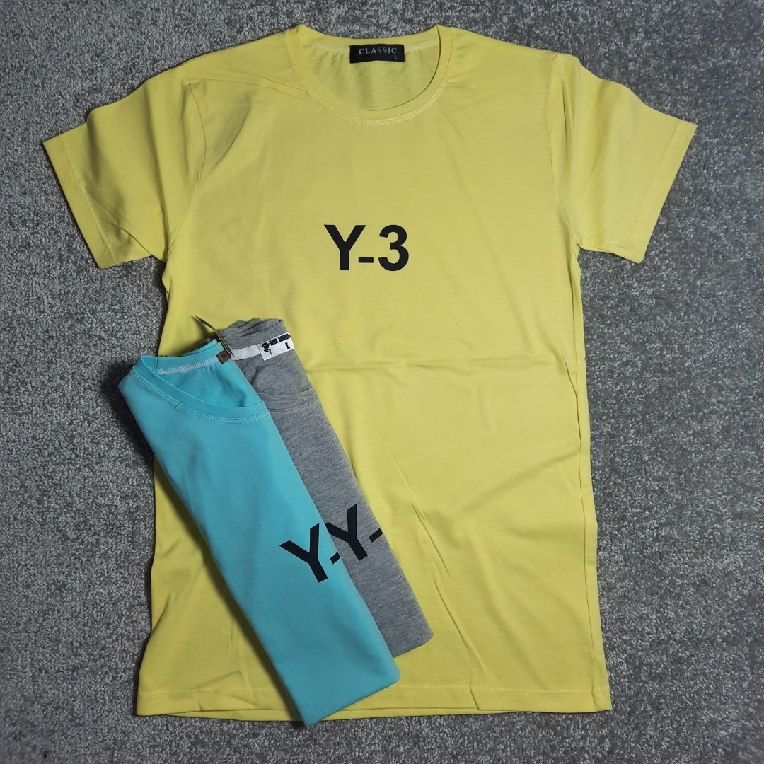 تیشرت مردانه زنانه طرح Y-3