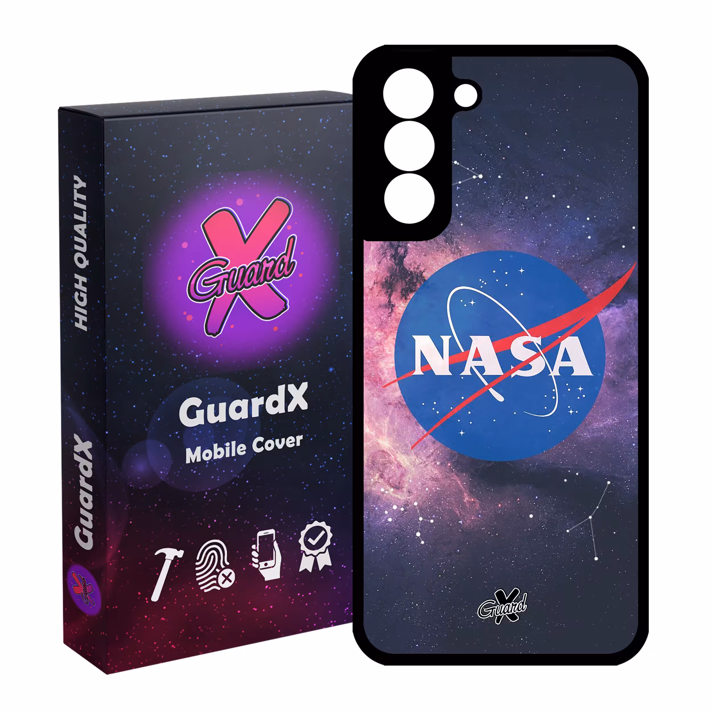 کاور گارد ایکس طرح Nasa مدل Glass10012 مناسب برای گوشی موبایل سامسونگ Galaxy S21 FE