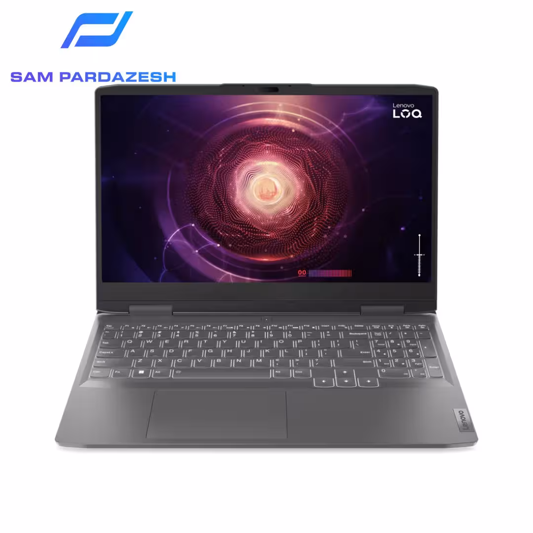 لپ تاپ لنوو LOQ 15AHP9 با پردازنده Ryzen 7 8845HS, 32 گیگابایت رم, حافظه SSD 1 ترابایت, گرافیک RTX 4060 با 8 گیگابایت, مناسب کاربری گیمینگ