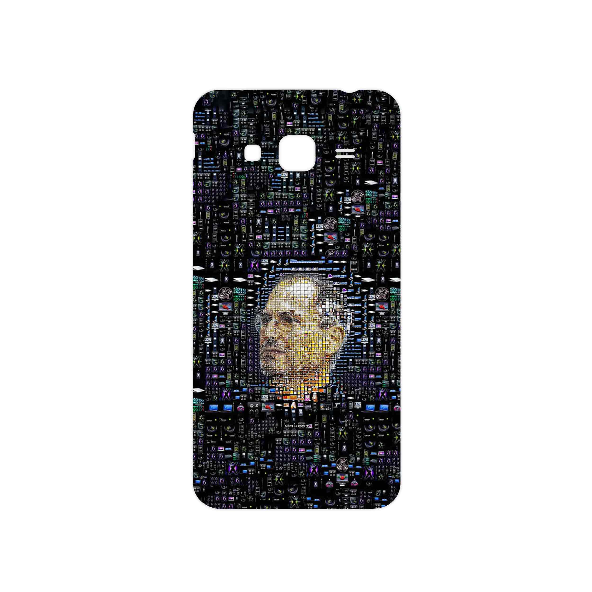 برچسب پوششی ماهوت مدل Collage of Steve Jobs 2 مناسب برای گوشی موبایل سامسونگ Galaxy J3 2016