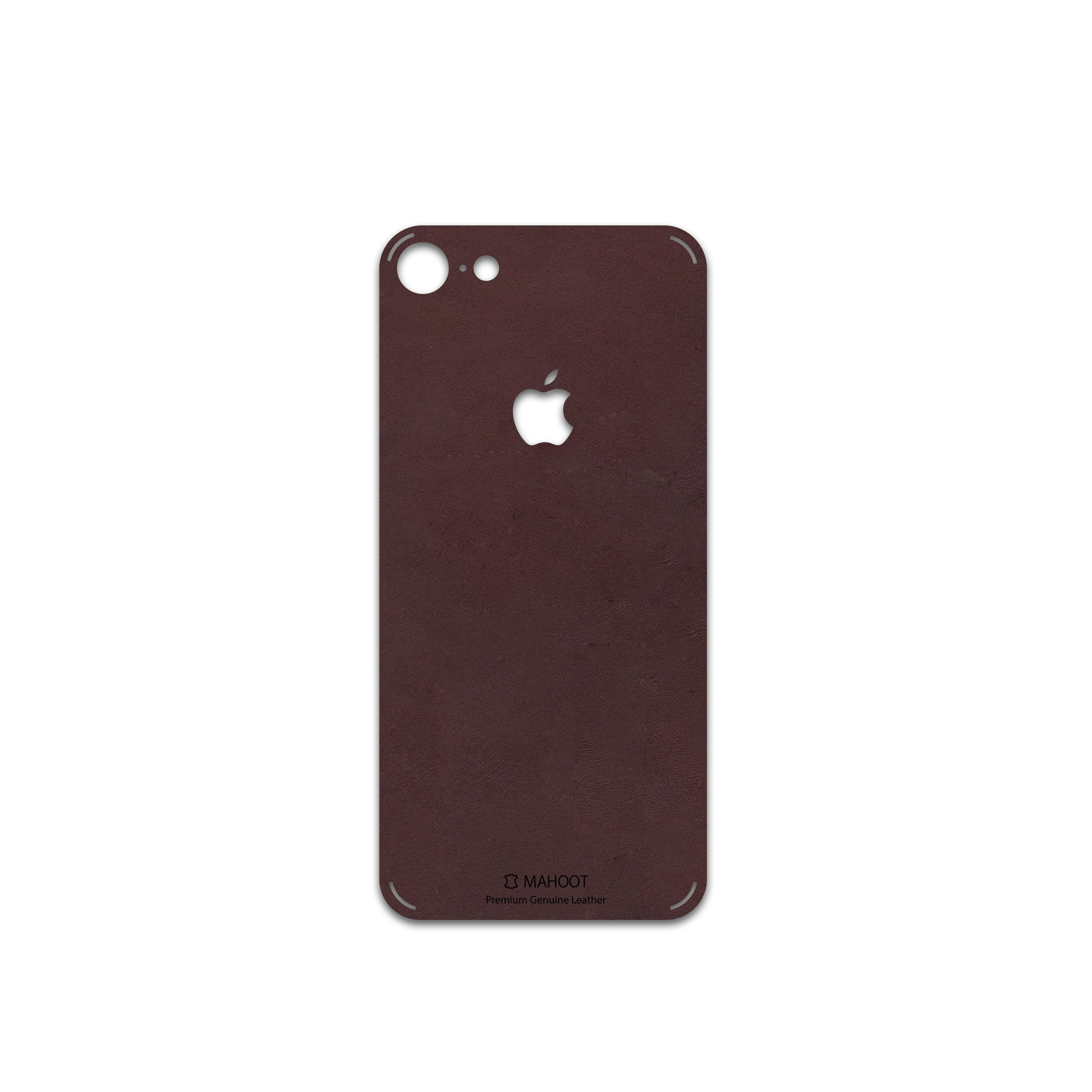برچسب پوششی ماهوت مدل Matte-Dark-Brown-Leather مناسب برای گوشی موبایل اپل iPhone 7