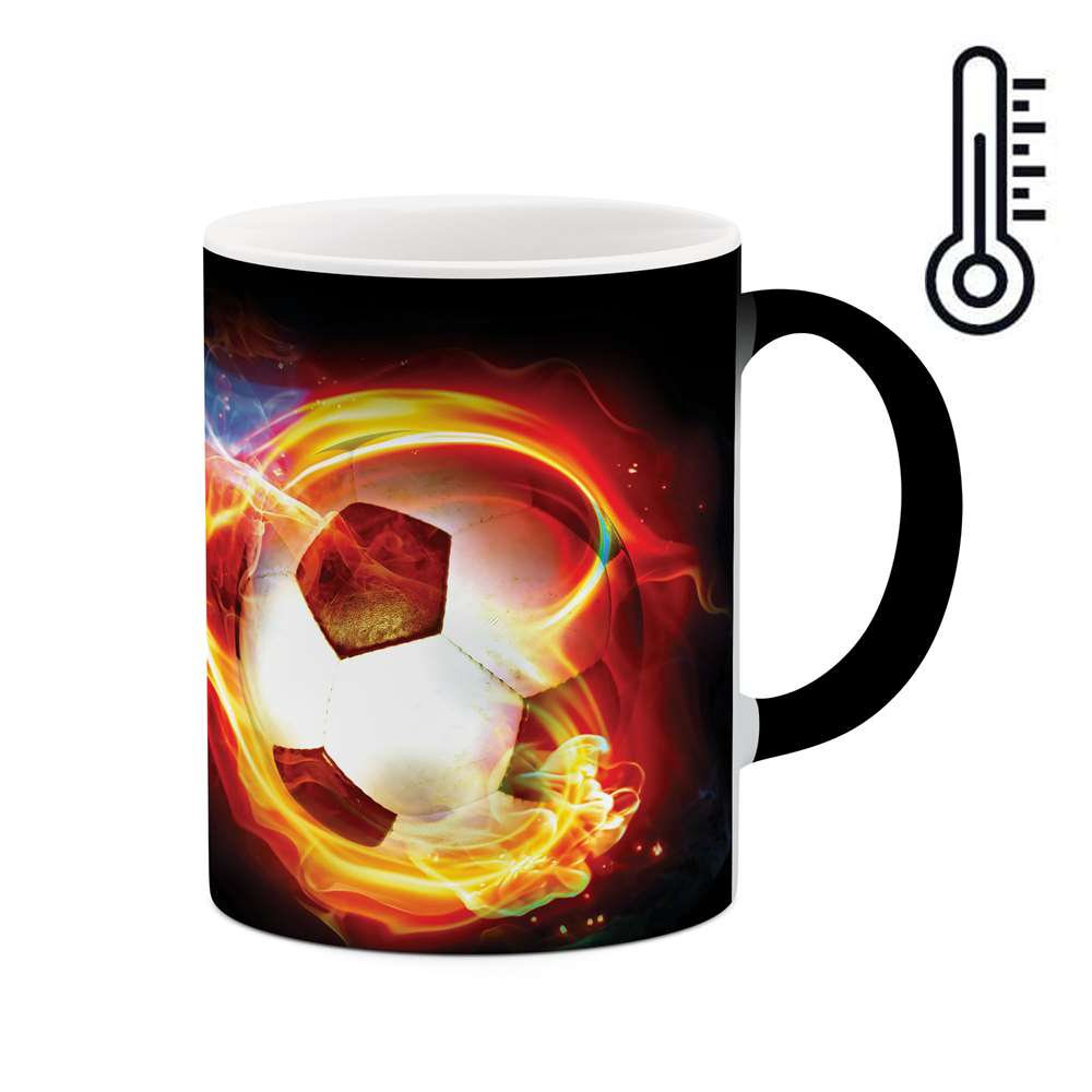 ماگ حرارتی طرح توپ فوتبال مدل mgh10046