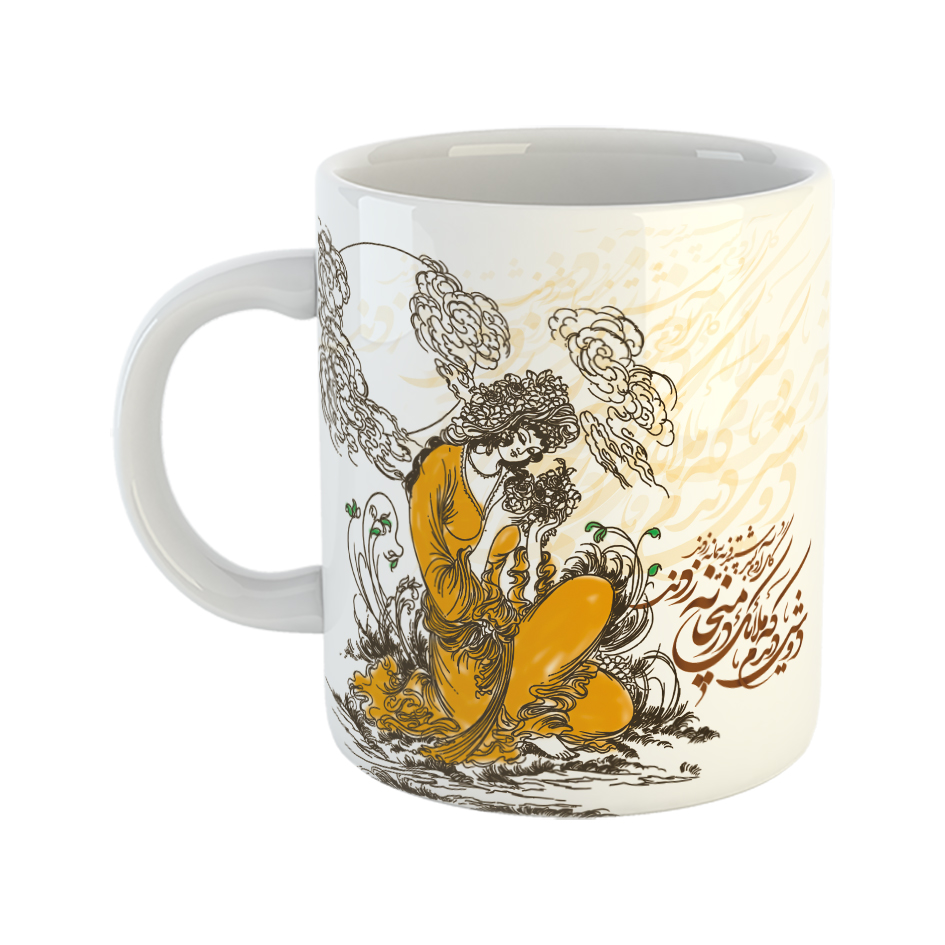 ماگ مدل دوش دیدم که ملائک در میخانه زدند