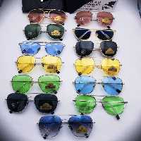 عینک افتابی برند راندولف مدل خلبانی دید درشب مخصوص رانندگی عدسی ضد خش شیشه سنگ Uv400 اسپرت مناسب خانم ها و اقایوون