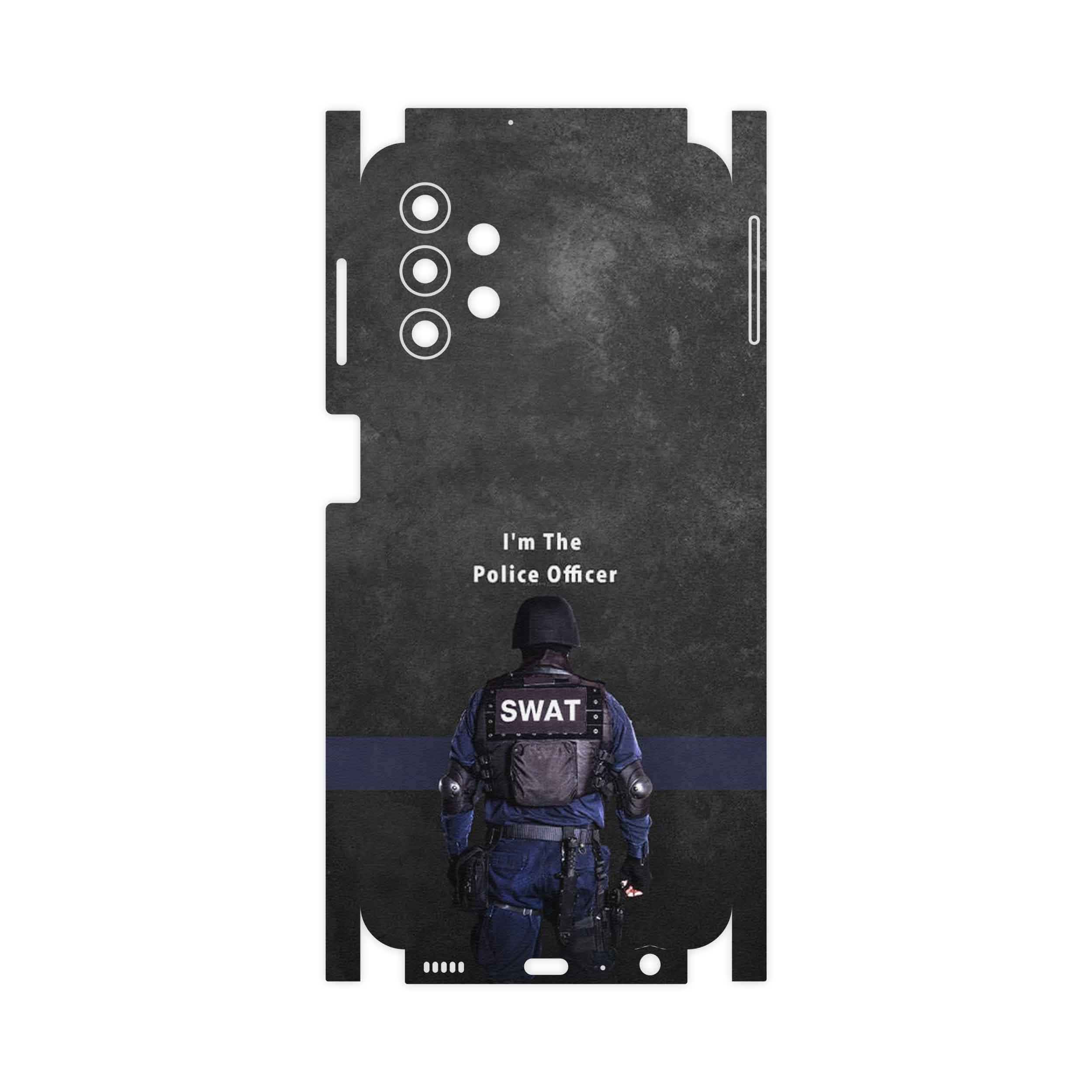 برچسب پوششی ماهوت مدل Police Officer-FullSkin مناسب برای گوشی موبایل سامسونگ Galaxy A32 5G