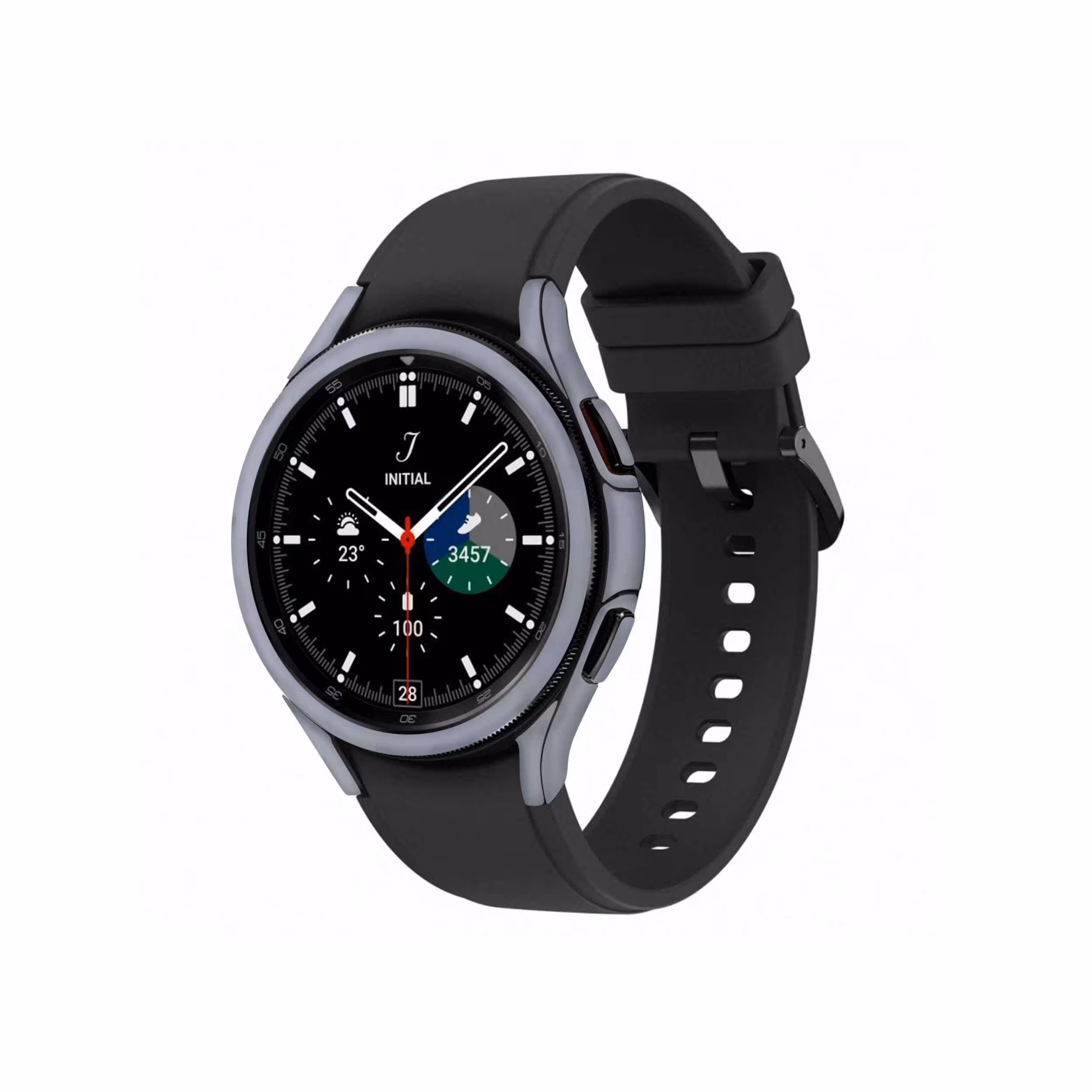 برچسب ماهوت طرح Matte Silver مناسب برای ساعت هوشمند سامسونگ Watch4 Classic 42mm