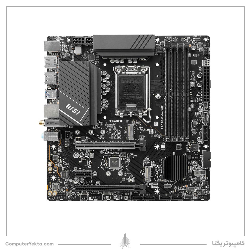 مادربرد MSI PRO B760M-A WIFI D5