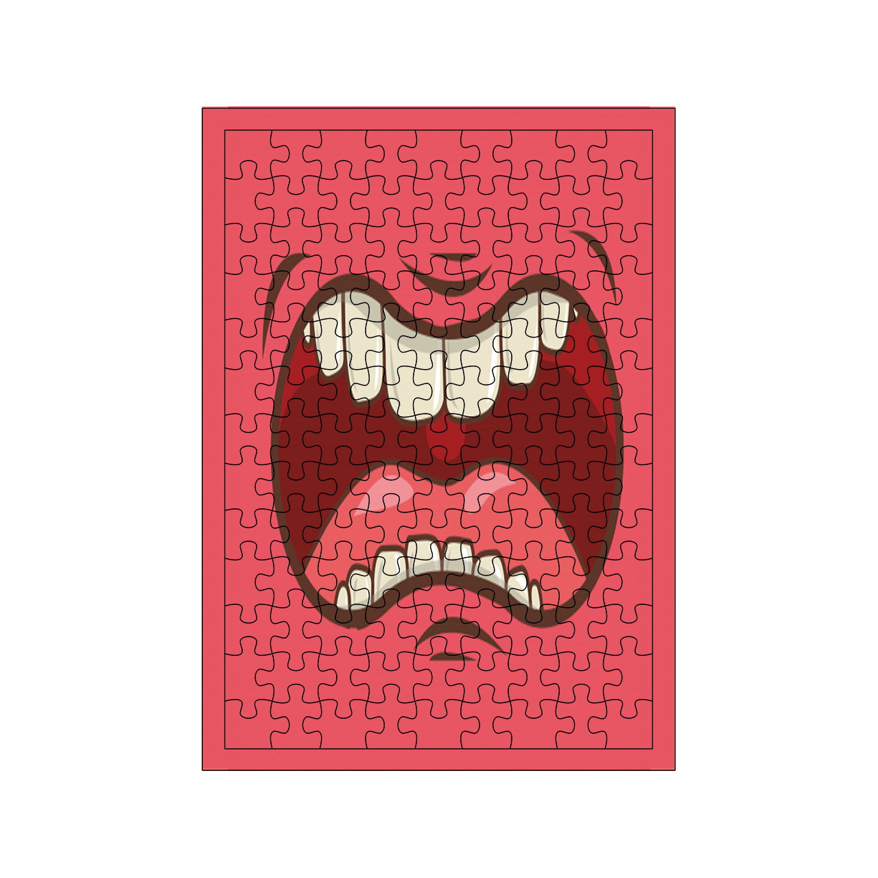 پازل 117 تکه مدل دهان کد 689