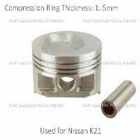 پیستون کامل لیفتراک نیسان مدل k21 std 15
