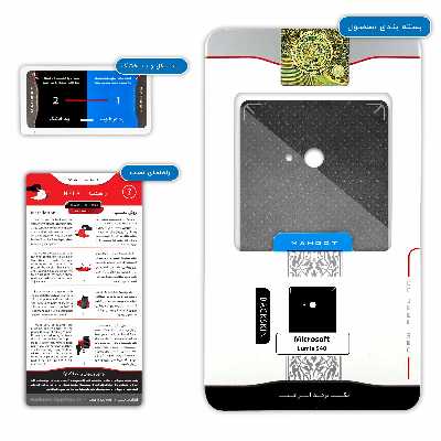 برچسب پوششی ماهوت مدل Batman مناسب برای گوشی موبایل مایکروسافت Lumia 540