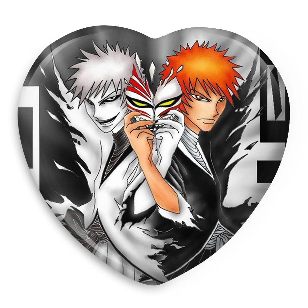 پیکسل خندالو طرح انیمه بلیچ Beach مدل قلبی کد 4949