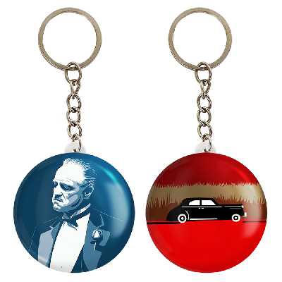 جاکلیدی خندالو مدل پدرخوانده The Godfather کد 1015210148 مجموعه 2 عددی