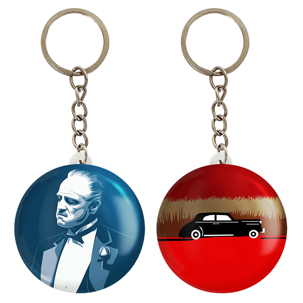 جاکلیدی خندالو مدل پدرخوانده The Godfather کد 1015210148 مجموعه 2 عددی