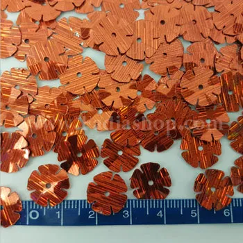 پولک شکوفه مسی