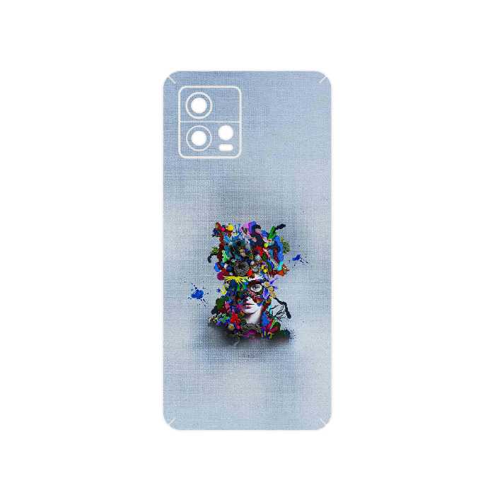 برچسب پوششی ماهوت مدل Collage of surreal Portrait of Women 4 مناسب برای گوشی موبایل موتورولا Moto G72