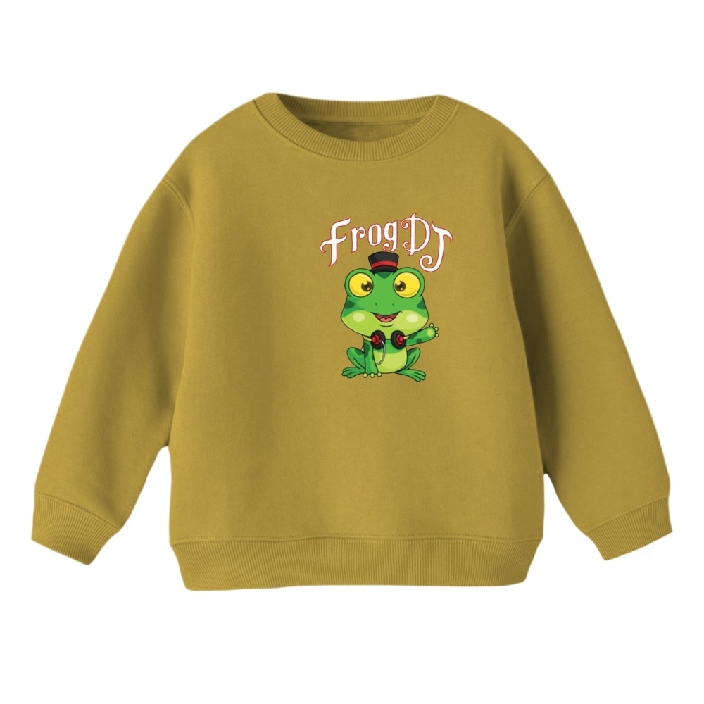 سویشرت بچگانه مدل غورباقه کد 7 رنگ نسکافه ای