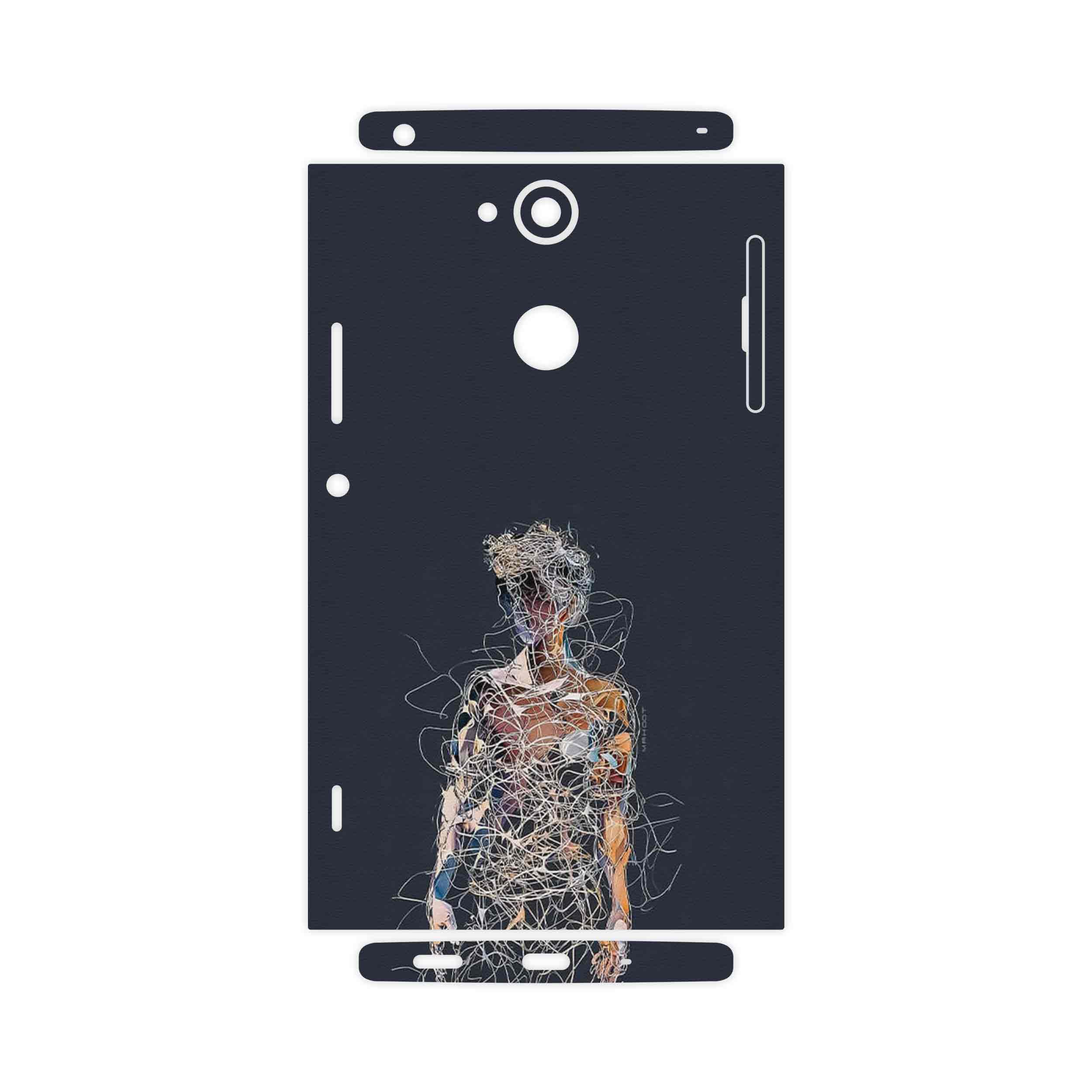 برچسب پوششی ماهوت مدل Strings Digital Art 1-FullSkin مناسب برای گوشی موبایل سونی Xperia XA2