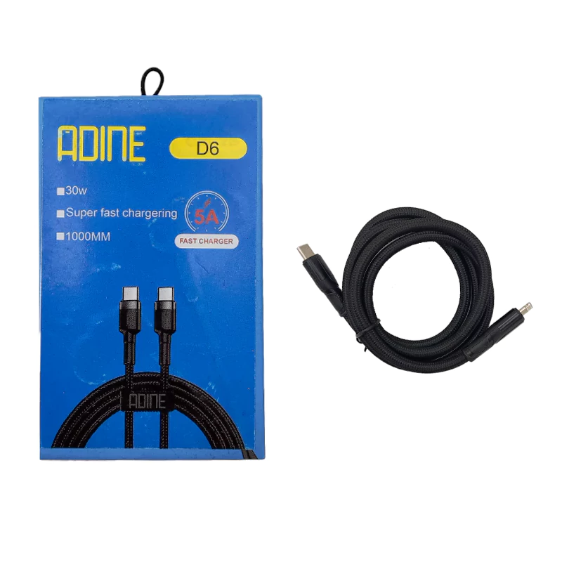 کابل لایتنینگ به تایپ سی آدینه مدل D6