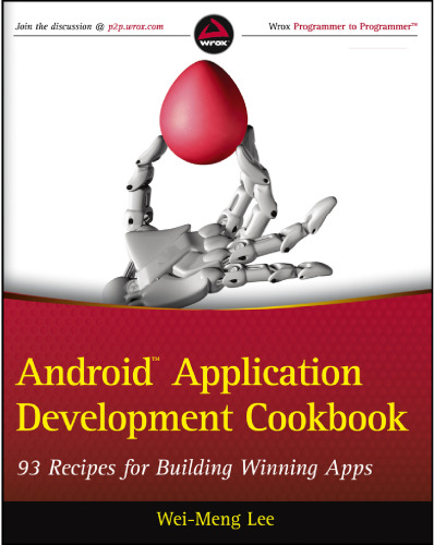 خرید و دانلود نسخه کامل کتاب Android application development cookbook: 93 recipes for building winning apps