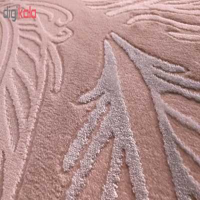 فرش ماشینی زمرد مشهد کد HA02 زمینه بژ 