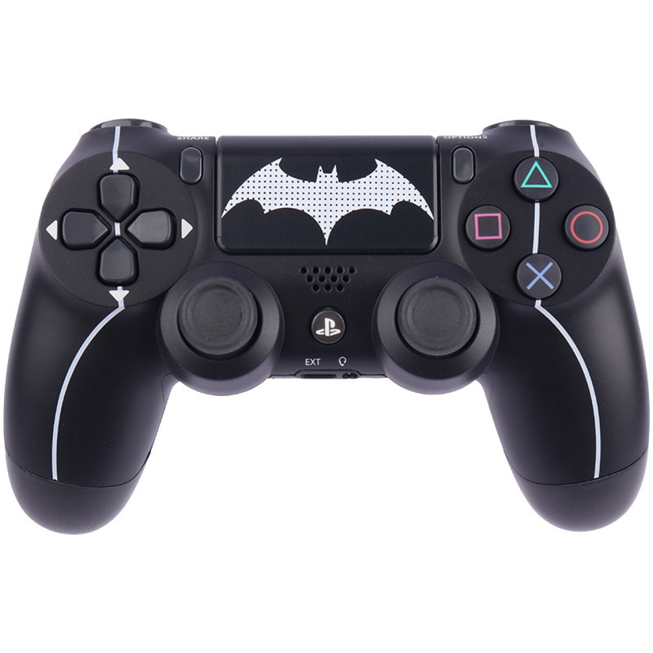 دسته بازی بی سیم Dualshock 4 High Copy درجه یک طرح Black Batman مناسب برای PS4